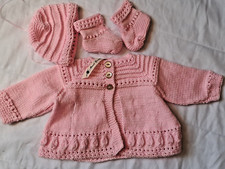 Hand Knitted Baby Matinee