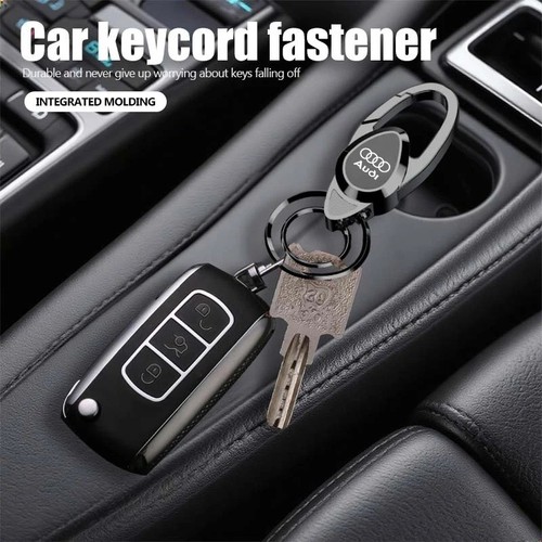Audi car genuine keyring - genuine, metal
