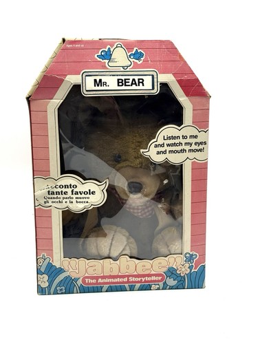 Vintage jabbee bear - mr,