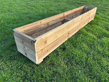 wooden garden planter 6ft Long