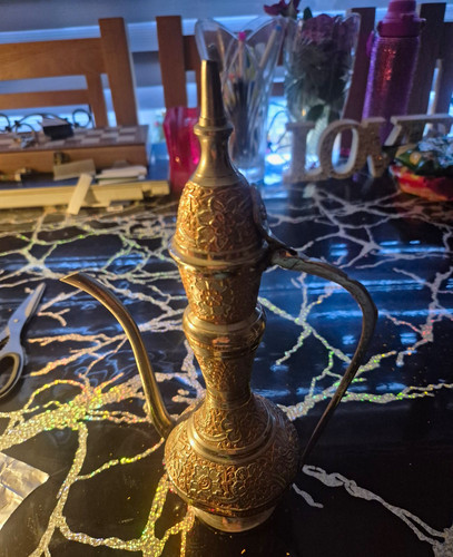 Bronze antique kettle - antique,