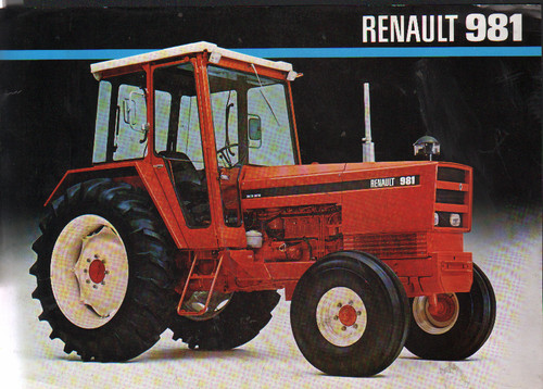 Renault 981 tractor brochure - renault, "981"