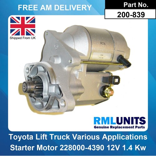 Starter motor for - starter, toyota