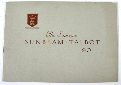 Sunbeam talbot car - sunbeam, 90