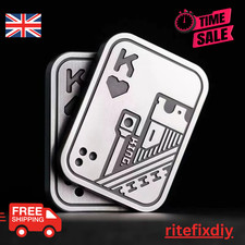 Metal Poker Fidget Slider for Adults Push Card Stress Relief Toy Portable EDC