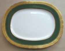 AYNSLEY 8282 ROYAL PALACE GREEN COLOURWAY 13" PLATTER (Ref6400)