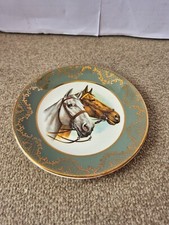 Vintage Weatherby Royal Falcon Ware Display Plate With Horses Motif