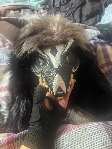 Furry fursuit head partial - fursuit,