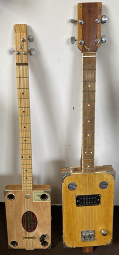 Cigar box electro acoustic - 2x, electro-acoustic