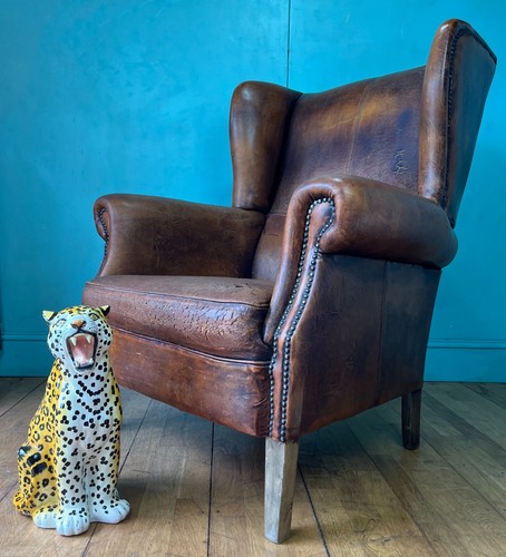 Vintage leather wing - , club