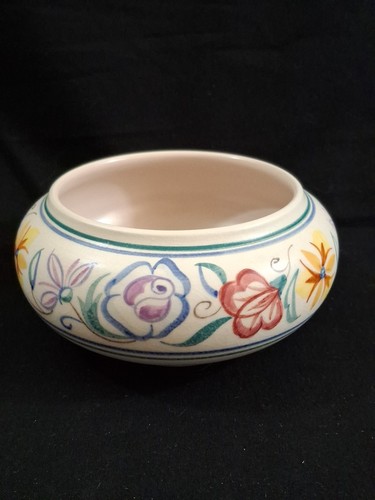 Vintage poole pottery low - pottery, bowl