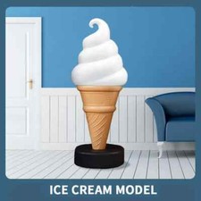 Outdoor Cone Display, Soft Ice Cream Model Advertisement Pavement Sign 95&120 cm