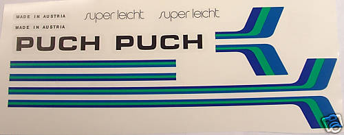 Puch decal set for austrian - puch,