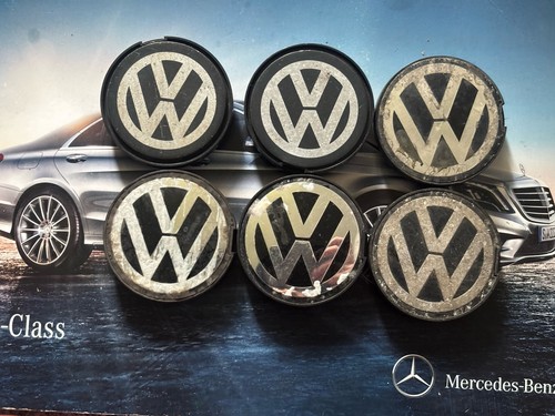 Six volkswagen wheel - six, center