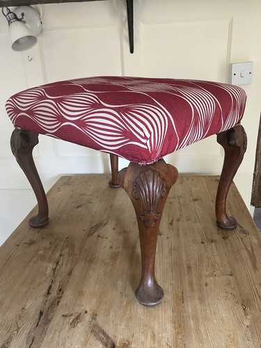 Victorian piano stool walnut - stool,