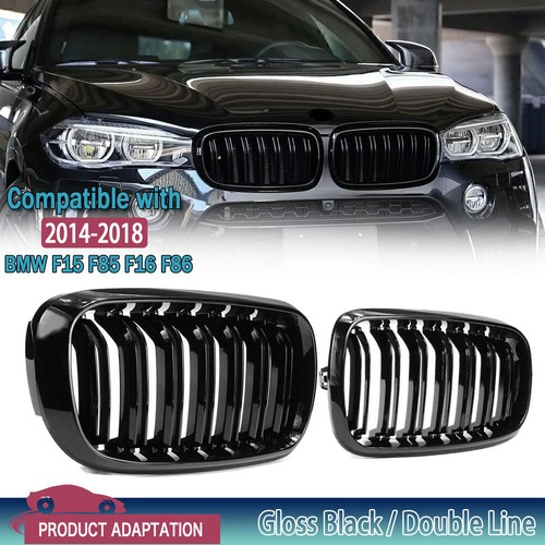 Black front bumper kidney - front,
