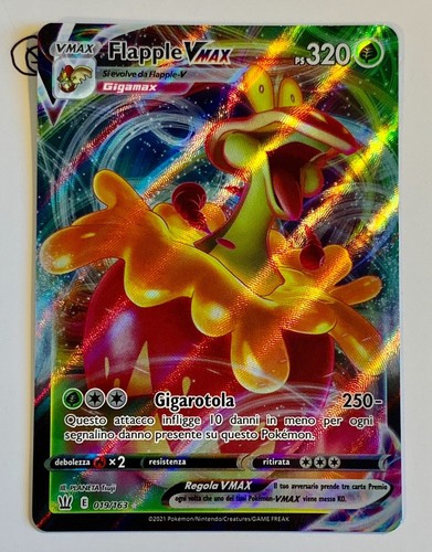 Pokemon flapple vmax 019 - flapple, 019/163
