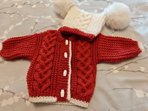Hand knitted baby - baby, aran