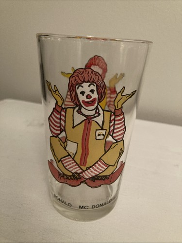 Ronald mcdonald glass - mcdonald,