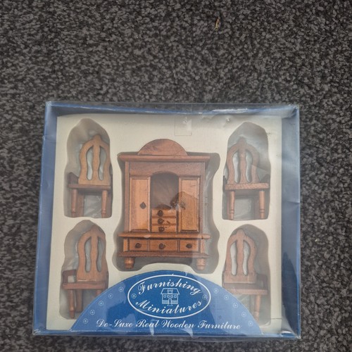 Vintage luxe wood miniature - wood,