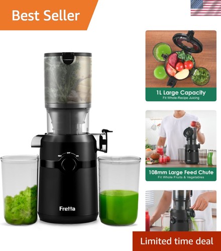 High yield cold - press, juicer