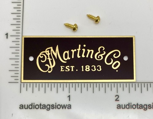 Martin guitar case logo badge - guitar,