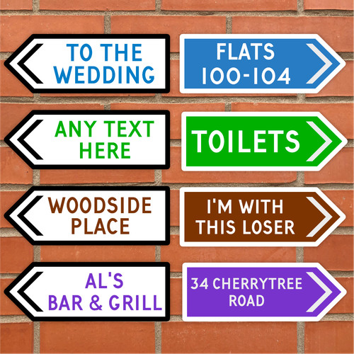 Personalised any text - sign, on