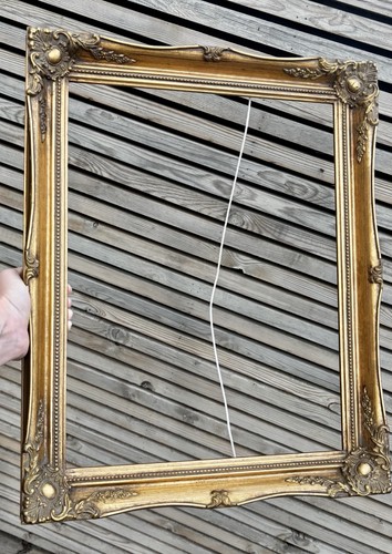 Gold picture frame - picture,