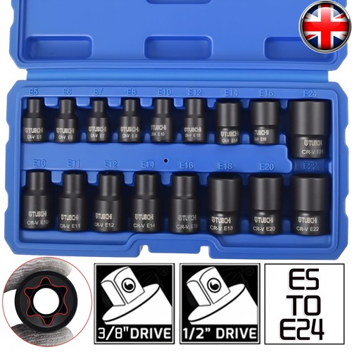 17x star female torx impact - e,