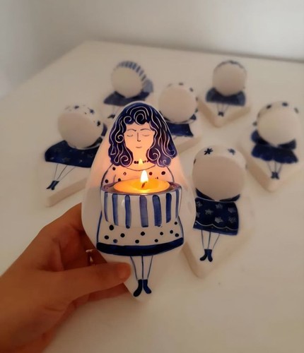 Wall candle holder - wall, air