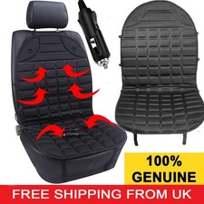 Heated Car Seat Cushion Luxury Heater Aftermarket Universal Fit 12V Cold Winter
