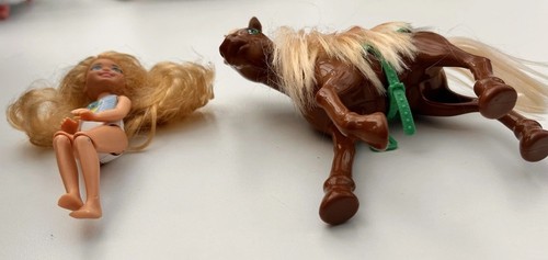 Barbie chelsea doll and horse - barbie,
