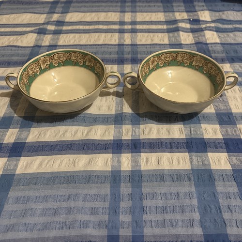 Pair vintage grindley cream - pair,