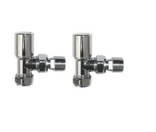 2 Radiator Valves Bathroom