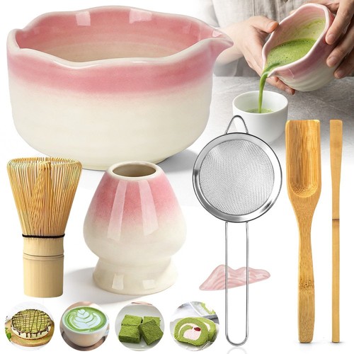 Matcha whisk set 7pcs - matcha,