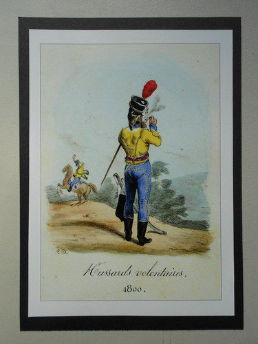 Military print napoleonic - print-,