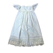 Long Sleeve Christening Gown