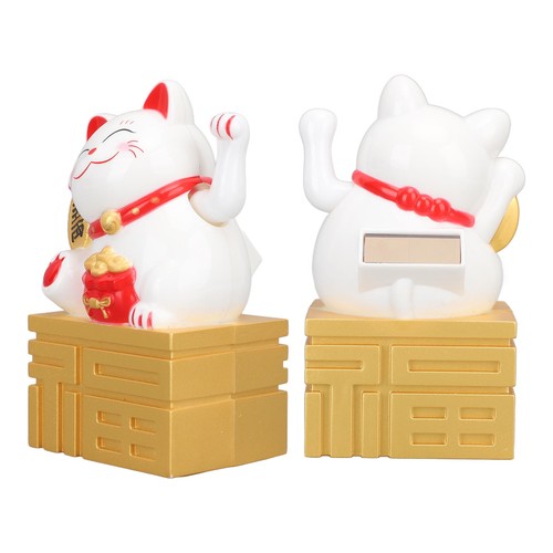 Chinese lucky cat - (white)chinese, decor