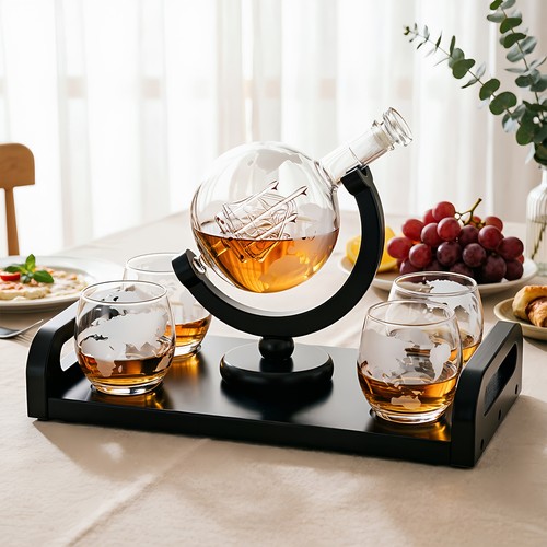 Whiskey decanter set 1000ml - -,