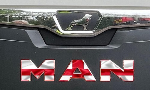 Man cab front - cab, badge