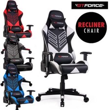 GTFORCE PRO ST RECLINING SPORTS RACING GAMING OFFICE DESK PC LEATHER CHAIR