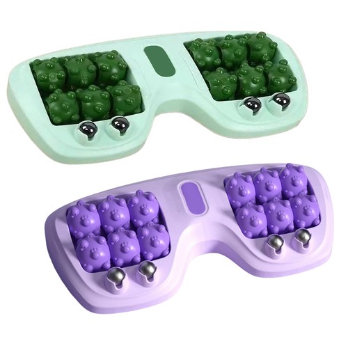 Portable dual foot - foot, massage
