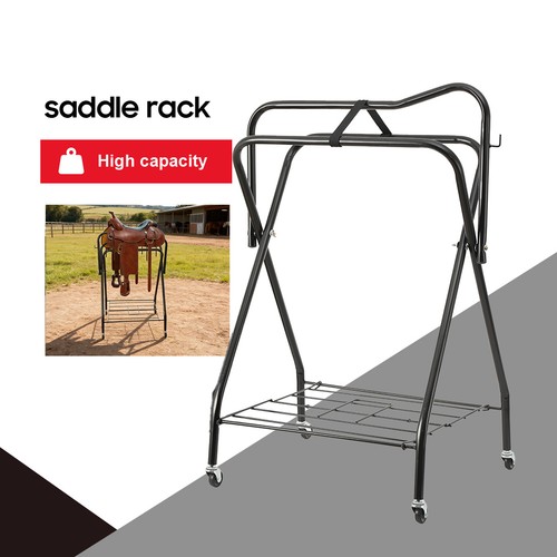 Folding saddle trolley with - folding,