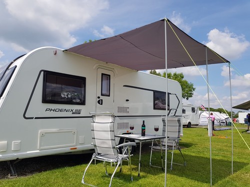 Awning caravan campervan sun - caravan,