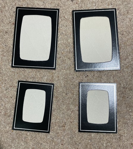 Black with silver edge - with,