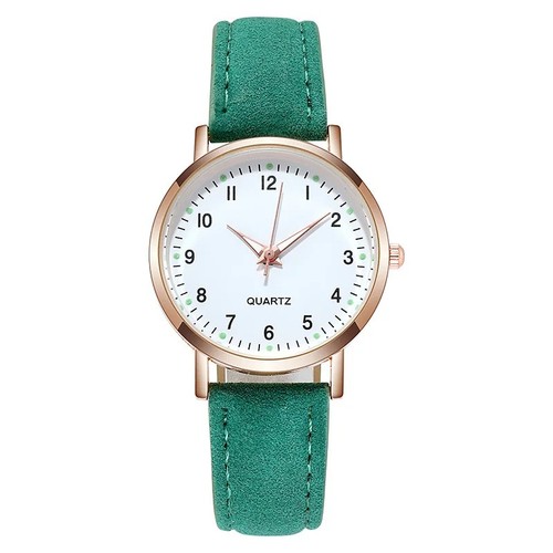 Women quartz leather strap - women's,