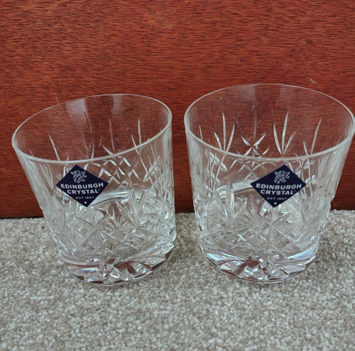 Pair edinburgh crystal - edinburgh,