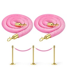 5 Feet Pink Velvet Stanchion