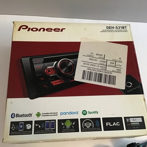 Pioneer deh s31bt player - pioneer, deh-s31bt
