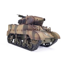 U.S.A WWII M8 Howitzer Motor Carriage 15CH RC Tank With Open Turret&Lights&Smoke